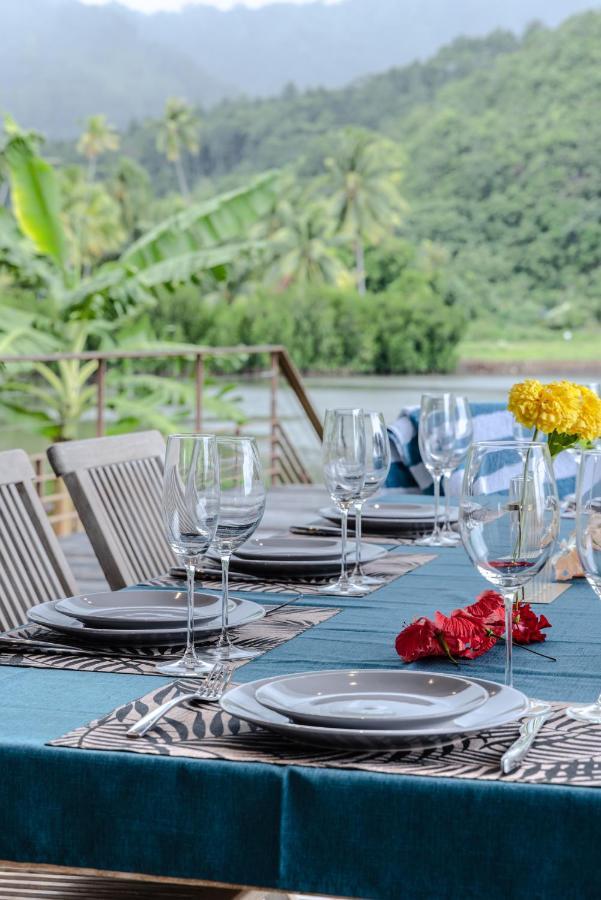 Villa Ho'A - Bord De Mer Avec Piscine Papetoai Eksteriør bilde