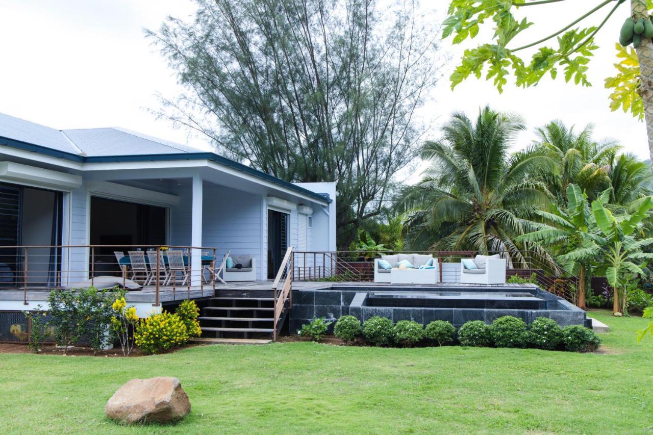 Villa Ho'A - Bord De Mer Avec Piscine Papetoai Eksteriør bilde