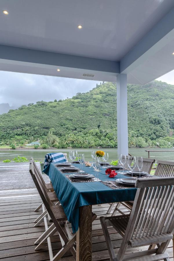 Villa Ho'A - Bord De Mer Avec Piscine Papetoai Eksteriør bilde